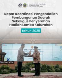 Rapat Koordinasi Pengendalian Pembangunan Daerah DIY – Triwulan II Tahun 2025